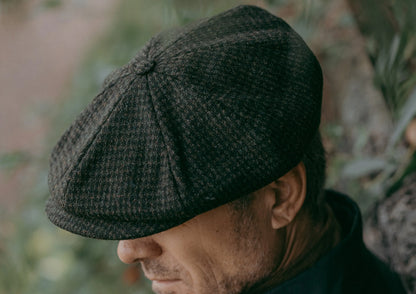 Signature Tweed 'Big Boy' Bakerboy Cap