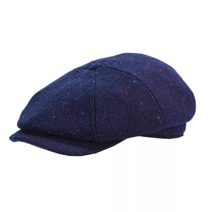 Speckled Harris Tweed 'Brooklyn' Newsboy Cap