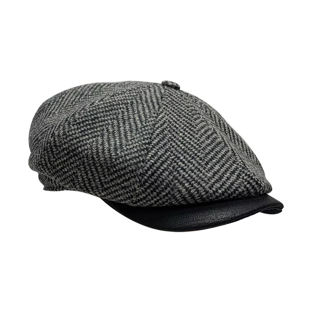 Herringbone Heritage Edition - 'Brooklyn' Newsboy Cap