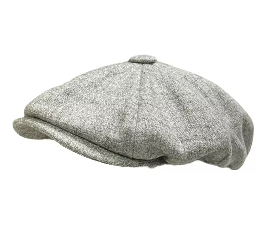 Marlow Hudson 'Brooklyn' Newsboy Cap pearl grey